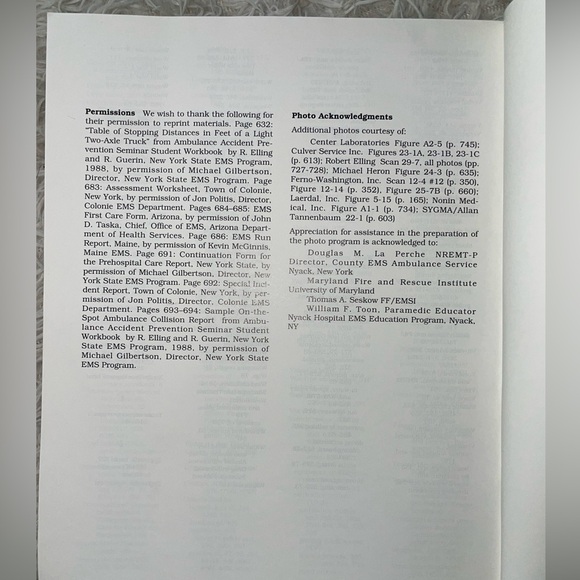 Brady: Emergency Care - 6th Edition by Harvey D. Grant et. al (1994) - Picture 7 of 8